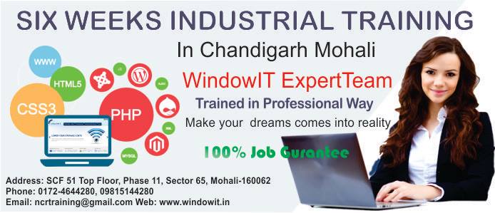 Windowit - Advance PHP Training in Chandigarh